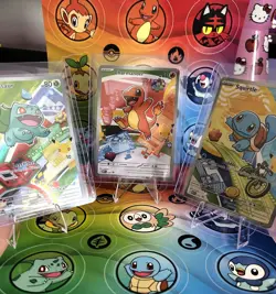 Pokemon cards First Partners Gen 1 Starters Illustration Promo Set - Image 1