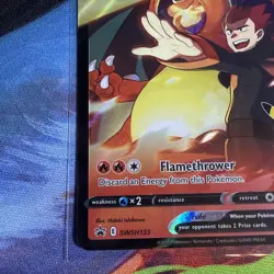 Lance's Charizard V SWSH133 Promo Sword & Shield Black Star Promo Cards NM - Image 4