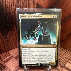 Dark Leo and Shredder - Teenage Mutant Ninja Turtles - MtG- NM - Image 1