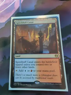 Magic the Gathering Spirebluff Canal Kaladesh Near Mint - Image 1