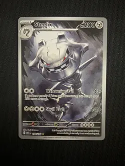 Steelix 150/132 Mega Evolution Pokemon TCG Card Near Mint Condition - Image 1