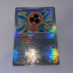 Pokemon TCG Fan Rotom Master Ball Pattern 085/131 Prismatic Evolutions Holo NM - Image 1