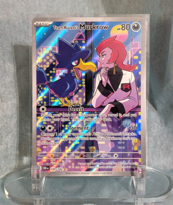 Team Rocket's Murkrow #200/182 (Destined Rivals) DRI Pokemon *IR* NM - Image 1