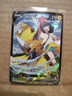 Pokemon Zeraora V TG16/TG30 Sword & Shield - Silver Tempest Trainer Gallery Holo - Image 1