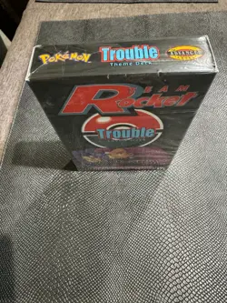 1999 Pokemon TCG Team Rocket Trouble Factory Sealed Theme Deck - Image 4
