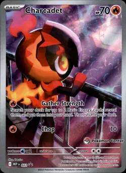 Charcadet - (Pokemon Center Exclusive) 022 Promo- Pokemon Mega Evolution 2025 NM - Image 1
