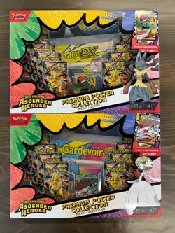 Pokemon Ascended Heroes Premium Poster Collection Set of 2! Factory Sealed - Image 1