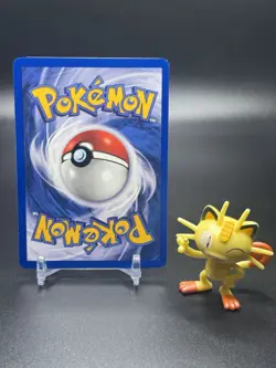 Pokemon Meowth 62/82 Team Rocket 1st Edition Rare LP Basic WOTC English - Image 2