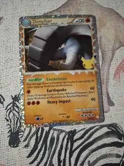 Pokemon Donphan 107/123 Celebrations Classic Collection Holo Rare - Image 1