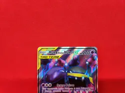 tag team Muk & Alolan Muk GX (Full Art) 196/214 Sm-Unbroken Bonds Holo Pokemon - Image 2