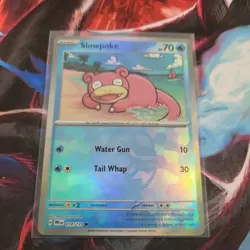 Slowpoke (Master Ball Pattern) 018/131 Sv: Prismatic Evolutions Holo Pokemon Tcg - Image 1