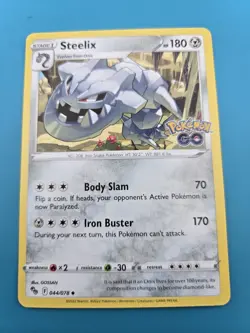 Pokemon Steelix 044/078 Uncommon Pokemon GO! NM - Image 1
