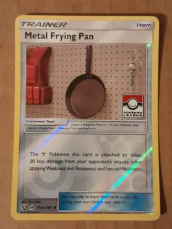 Pokemon Metal Frying Pan 112a/131 Reverse Holo League Promo NM-Mint See Picture - Image 1