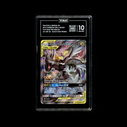 Pokemon Pikachu & Zekrom GX SM168 Team Up Promo Full Art TAG 10 - Image 1