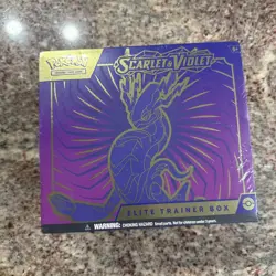 Pokemon Scarlet & Violet Base Miraidon Purple Elite Trainer Box Trusted Seller! - Image 1