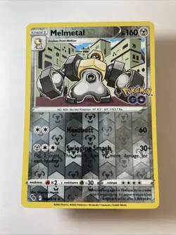Melmetal 046/078 - Pokemon GO Reverse Holo (NM) - Image 1