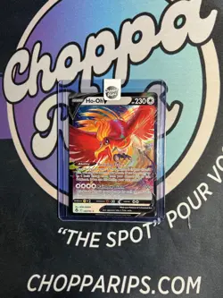 Pokemon Silver Tempest Ho-Oh V Ultra Rare Holo #140/195 - Image 1