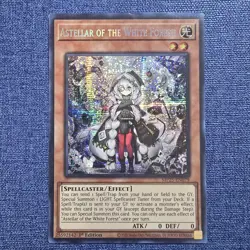 Yugioh Astellar of the White Forest MP25-EN079 - Prismatic Secret Rare - 1st Ed - Image 1