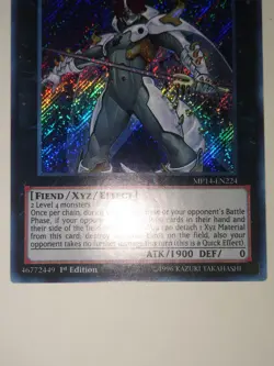 Yu-Gi-Oh! MP14-EN224 Evilswarm Exciton Knight Secret Rare 1st Ed - Image 3