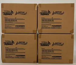 Lot (4) Weiss Schwarz TCG Bang Dream Girls Band Party Premium Booster Box Cases - Image 1
