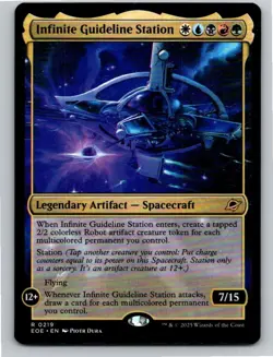 Magic the Gathering Infinite Guideline Station Edge of Eternities MTG Free Ship! - Image 1