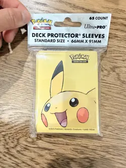 Ultra Pro Deck Protector Card Sleeves Pokemon Pikachu (2025) - Image 1