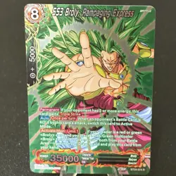 SS3 Broly Rampaging Express Alt Silver Foil BT24 074 R Dragon Ball Super Card - Image 1