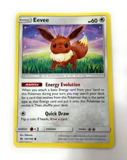 Pokemon Eevee Card Lot 8 Cards XY Evolutions Fates Collide - Image 5