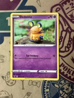 Dedenne 077/185 - Yuka Morii Clay Art - Vivid Voltage Pokemon Card - Image 3