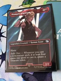 Prompto Argentum (Borderless) (Surge Foil) Final Fantasy Foil - Image 1