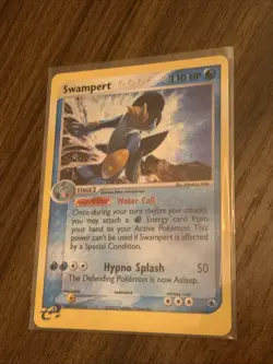 Pokemon Swampert EX TCG Reverse Holo Holo Rare Card Ruby and Sapphire 13/109 - Image 2