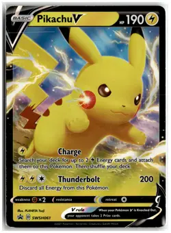 SWSH: Sword & Shield Promo Cards #SWSH061 Pikachu V - Image 1