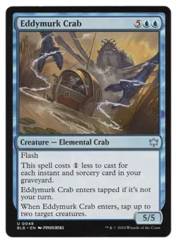 MTG Eddymurk Crab | #48 Bloomburrow | English - Image 1