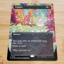1x Explore, Confetti Foil, Secret Lair Furby - 2327, Magic MTG NM - Image 1