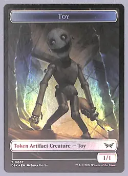 Toy // Treasure - Foil - Double-Sided Token - Duskmourn (DSK) MTG - Image 2