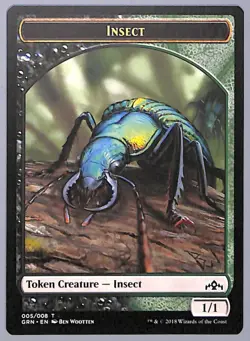 Insect - Token - 5 - Guilds of Ravnica (GRN) MTG - Image 1