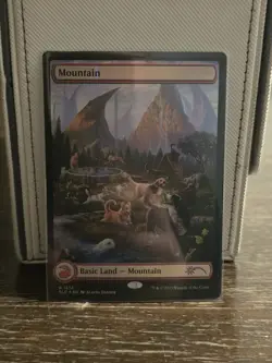 Mountain (1514) Secret Lair Drop Foil Mint (Raining Cats And Dogs) - Image 1