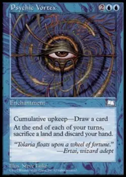 Moderate Play x 1 Psychic Vortex Weatherlight - Image 1