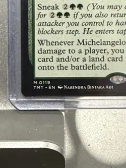 1x Michelangelo, Improviser [Teenage Mutant Ninja Turtles] MTG TMT 0119 NM x1 - Image 5