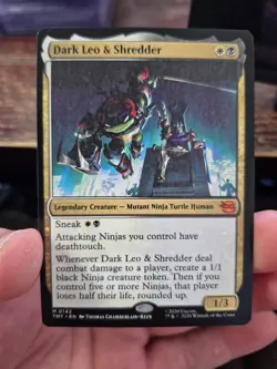 MTG: Teenage Mutant Ninja Turtles ~ Dark Leo & Shredder (Mythic) Regular #142 - Image 3