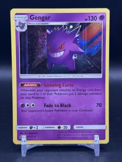 Pokemon Gengar 38/111 Sm-Crimson Invasion Holo Rare English NM - Image 1