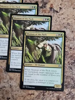 4x Shaman of the Pack - NM - Magic 2015 - Unplayed Commander Elves - Image 3