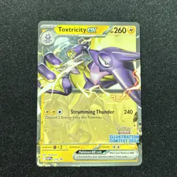 Toxtricity ex 215 Illustration Contest 2024 Promo Pokemon English Near Mint - Image 1