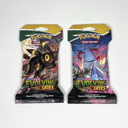 Pokemon Evolving Skies New Sealed Sleeved Blister Booster x2 Packs - Image 1
