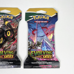 Pokemon Evolving Skies New Sealed Sleeved Blister Booster x2 Packs - Image 3