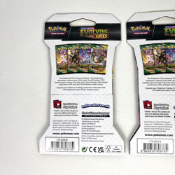 Pokemon Evolving Skies New Sealed Sleeved Blister Booster x2 Packs - Image 5