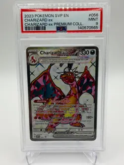 Charizard ex Premium Coll. Ultra Rare Promo SVP EN 056 PSA 9 Gem Mint Pokemon - Image 1
