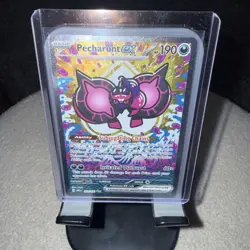 Pokemon TCG Pecharunt EX 163/131 Hyper Rare Prismatic Evolutions NM Condition - Image 1