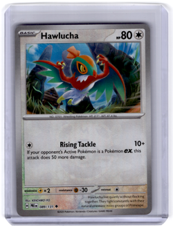 Hawlucha (Master Ball Pattern) 089/131 Uncommon SV: Prismatic Evolutions Pokemon - Image 1