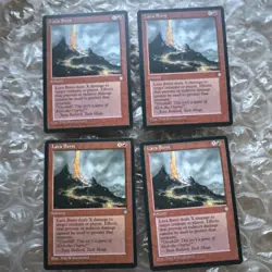 Set Of 4 (x4 4x) Lava Burst | Ice Age| Magic The Gathering | NM+ Unplayed - Image 1